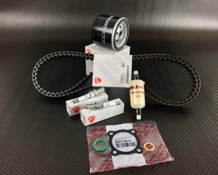 Ducati Diavel service kit; timing belts, spark plugs, oil- fuel filter,O-rings, Gasket