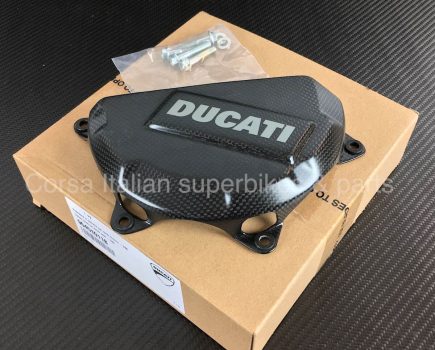 Genuine Ducati Carbon Fiber Clutch case Cover / protector. Ducati part-no. 96451011B