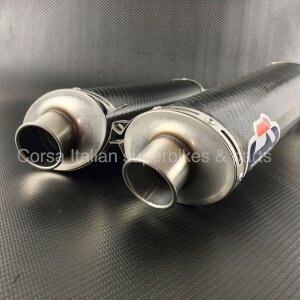 Ducati Termignoni 50 mm full system w. NEW carbon fiber silencers