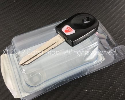 Genuine Ducati blank key w/o transponder. Part-no: 59840183A repl. 59840181A.