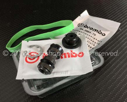 Genuine Ducati Brembo front brake master cylinder revision / repair kit. To be used to repair the Brembo PR16 radial master cylinders. Ducati Part-no. 61041881A. Brembo 110462387