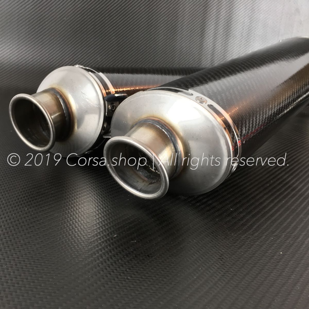 Ducati Termignoni carbon silencers 50mm 748 916 996 998 S SP SPS R