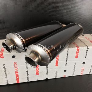 Ducati Termignoni carbon silencers 50mm 748 916 996 998 S SP SPS R