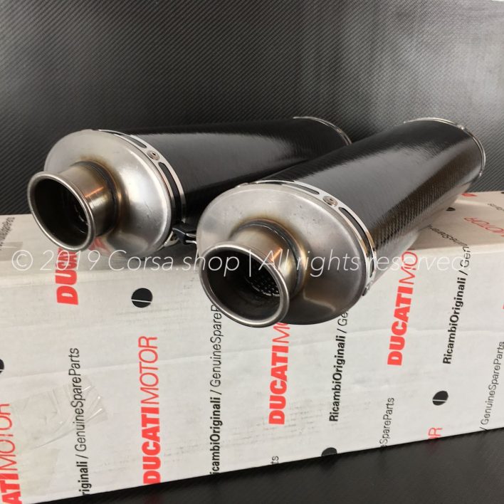 Ducati Termignoni carbon silencers 50mm 748 916 996 998 S SP