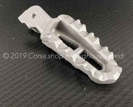Genuine Ducati footrest front LEFT; Ducati part-no. 46410601AA replaces 46410601A