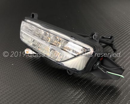 Genuine Ducati Blinker / flasher light / turn indicator front Right Hand. Ducati part-no. 53010342A replaces 53010341A