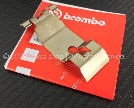 Genuine Ducati Brembo P4 30/34F Brake caliper brake pad stopper / spring. Ducati Part-no: 61240171A. Brembo 120225590