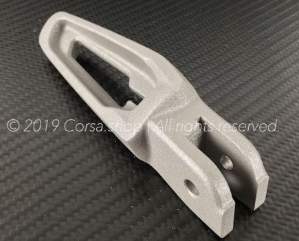 Ducati Left Hand footrest footpeg; Ducati part-no. 46410971AA replaces 46410921CA.