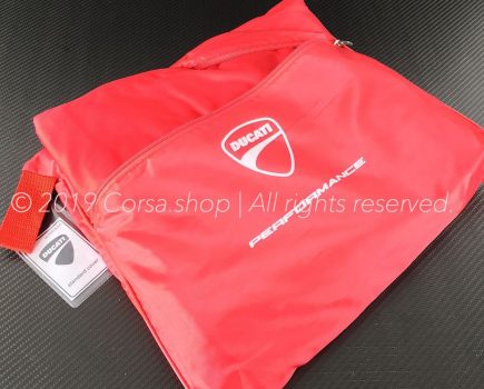 Genuine Ducati Performance indoor bike storage canvas / dust cover. Ducati part-no. 967893AAA replaces 967004AAA, 967003AAA & 19011.