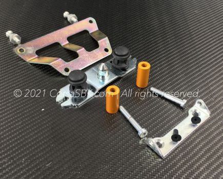 Ducati monoposto fairing to biposto subframe seat bracket mounting kit. Composed with all genuine Ducati parts. Will fit: 748 748S 916 916S 996 996S 998 998S