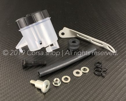 Genuine Brembo RCS brake fluid reservoir (45ml) mounting kit. Brembo part-no. 110A26385.