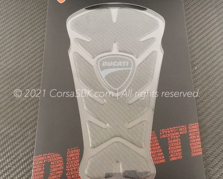 Ducati Performance carbon fiber tank protector tankpad. Ducati part-no. 97480151A