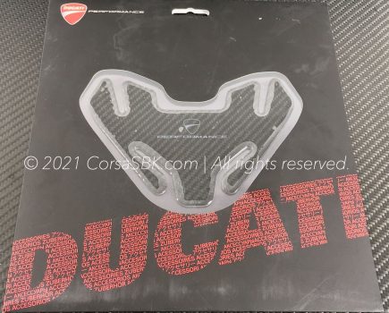 Ducati Performance carbon fiber tank protector tankpad. Ducati part-no. 97480191A