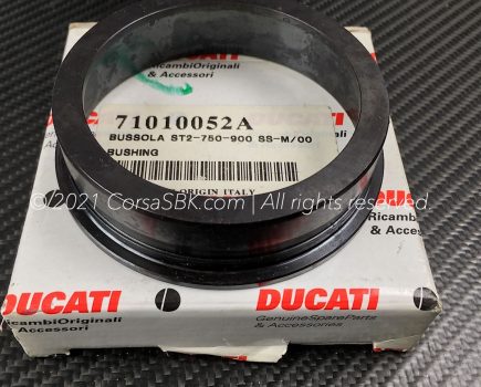 Ducati crankshaft main bearing bushing. Ducati part-no. 71010052A replaces 71010051A