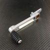 Ducati Performance ergal spare rear brake lever / pedal. Ducati part-no. 966024AAA Used in the Ducati Performance (PN 966010AAA) kit of aluminium (light alloy / Ergal) footrests