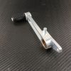 Ducati Performance ergal spare rear brake lever / pedal. Ducati part-no. 966024AAA Used in the Ducati Performance (PN 966010AAA) kit of aluminium (light alloy / Ergal) footrests