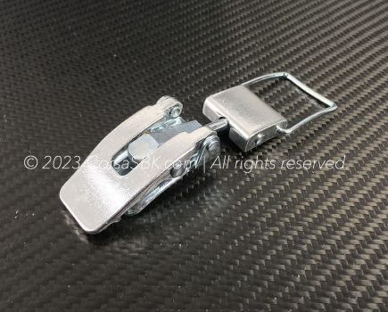 Ducati part-no. 76040062B replaces 76040061B. Genuine Ducati fuel tank holder /  clamp / hook.