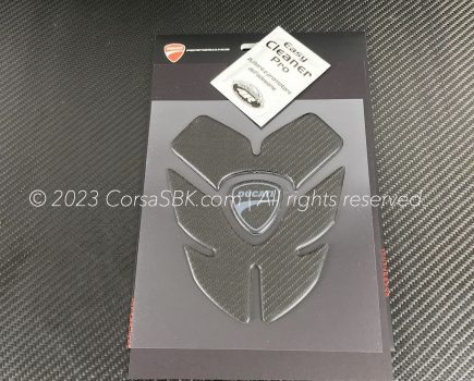 Ducati Performance carbon fiber tank protector tankpad. Ducati part-no. 97480141A