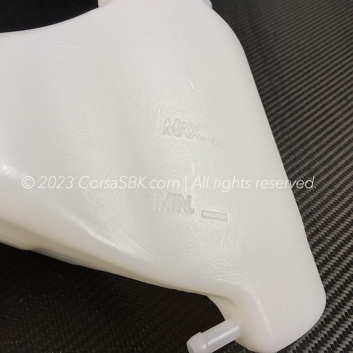 Ducati OE Multistrada 1200 water coolant expansion tank / reservoir MY  '10-'14 58510701A