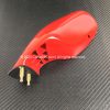 52310031CA Ducati 748 916 996 998 left hand mirror; Red. Originally fitted to the MY '01 996R and MY '02 and later 748S 748R 998S 998R & 998S Final Edition SBK.