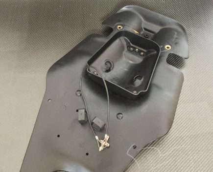 Ducati OE monoposto undertail undertray heatshield incl. tool tray. Ducati part-no. 48610381A. Fitted to the monoposto Ducati 748SP 748SPS 916SP 996S 998